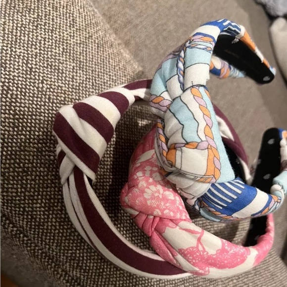 Lele Sadoughi Headband Bundle Including Loveshackfancy And Solid And Striped - Picture 2 of 5